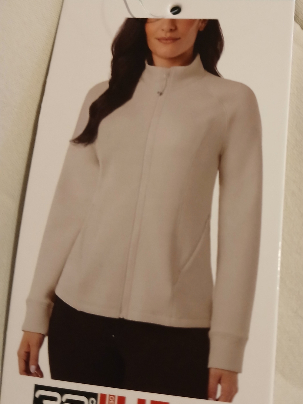 Women's Tan Full-Zip-Front Jacket by 32 DEGREES